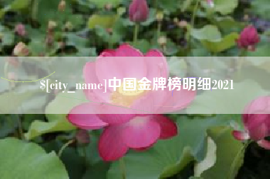 晋城中国金牌榜明细2021