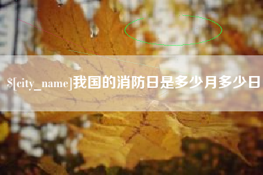晋城我国的消防日是多少月多少日