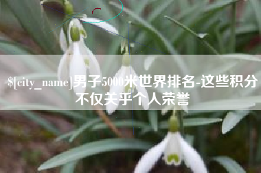 晋城男子5000米世界排名-这些积分不仅关乎个人荣誉