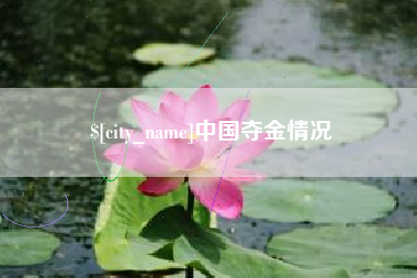 晋城中国夺金情况