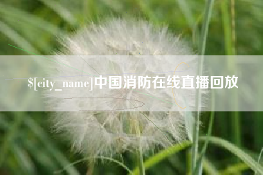 晋城中国消防在线直播回放