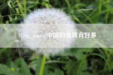 晋城中国的金牌有好多