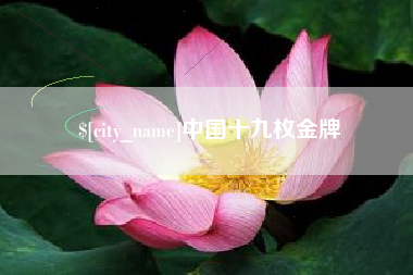 晋城中国十九枚金牌