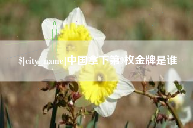 晋城中国拿下第9枚金牌是谁