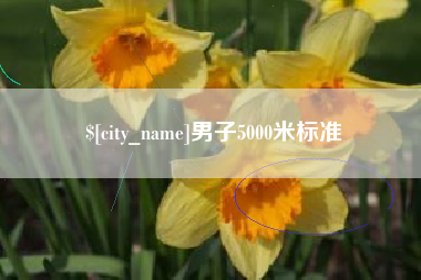 晋城男子5000米标准