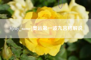 晋城奥运第一波九宫格解说