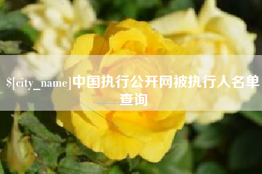 晋城中国执行公开网被执行人名单查询