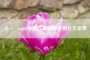 晋城中国九宫格数字图片大全集