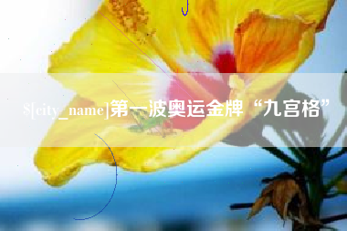 晋城第一波奥运金牌“九宫格”