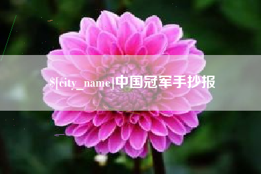 晋城中国冠军手抄报