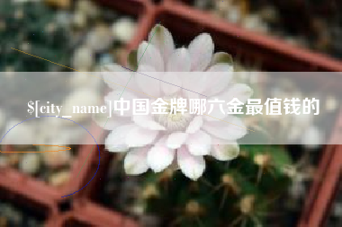 晋城中国金牌哪六金最值钱的