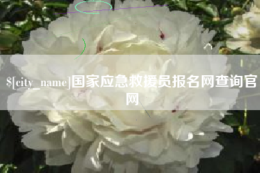 晋城国家应急救援员报名网查询官网
