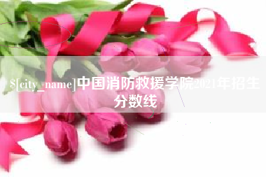 晋城中国消防救援学院2021年招生分数线