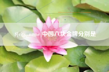 晋城中国六块金牌分别是